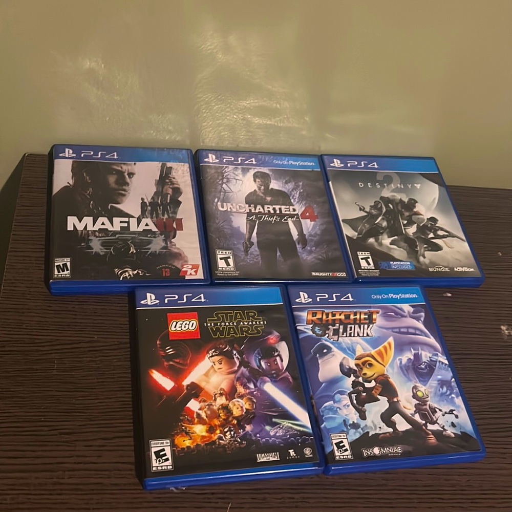 5, Ps4 video games
